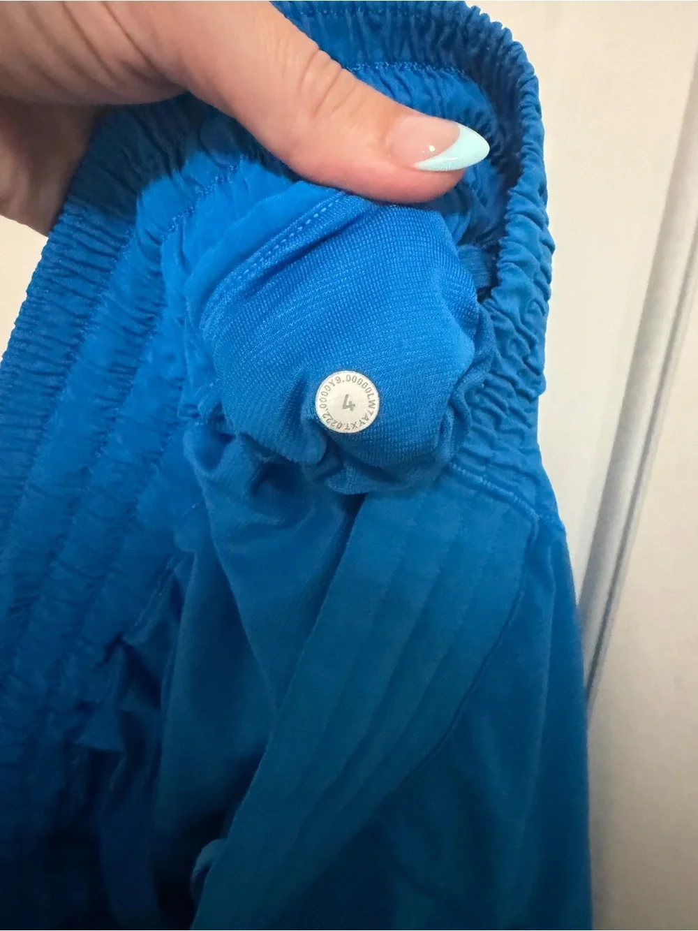 🍋🏃🏽‍♀️Lululemon Hotty Hot Bright Blue Running Athletic Activewear Shorts🧘🏽‍♀️🍋